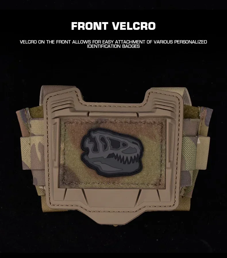 Subbolsa de batería para casco serie K, diseño duradero para entusiastas del exterior, equipo y equipo tácticos - imagen 5