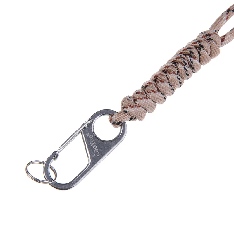 CooYoo Parp II llavero linterna cuerda cordón paraguas cuerda decoración hecha a mano - imagen 2