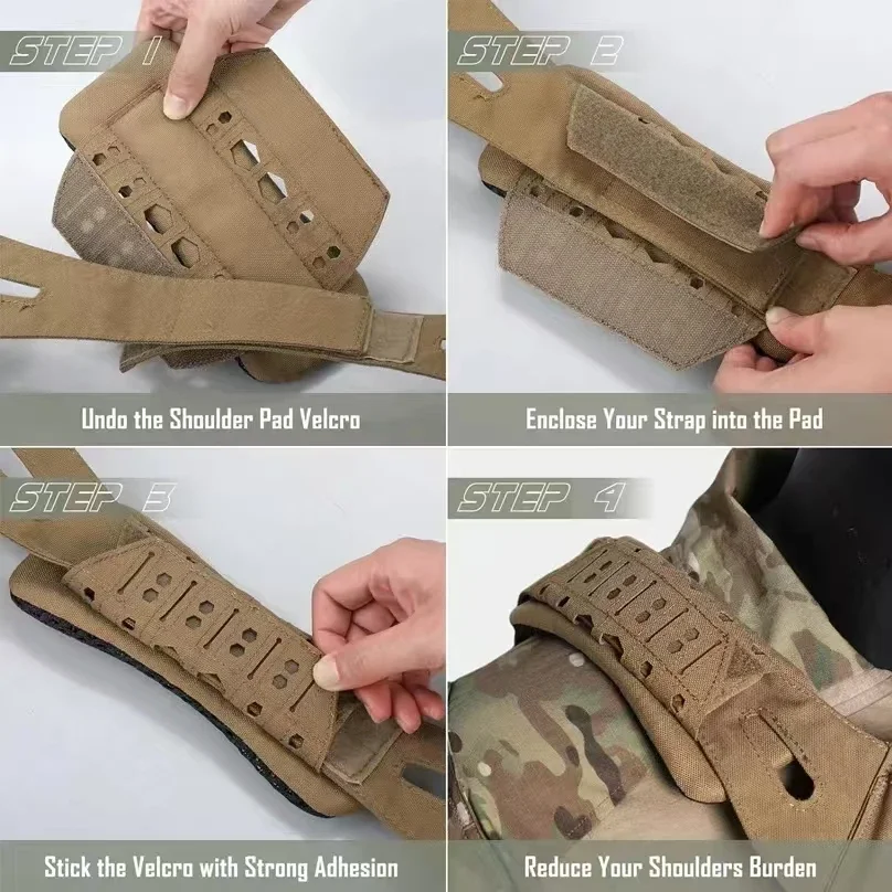 Eslinga táctica acolchada transpirable para senderismo y montaña - imagen 2