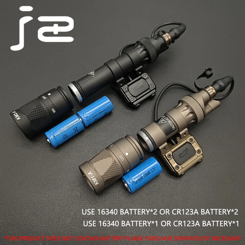 Linterna táctica M600V M300V luz blanca LED luces estroboscópicas de caza con interruptor de presión remota riel Picatinny de 20mm - imagen 4