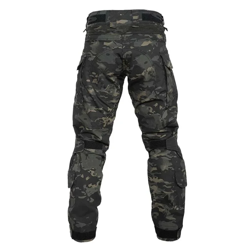 HAN WILD G3 pantalones de combate con rodilleras pantalones tácticos Airsoft camuflaje algodón senderismo Softair ropa de Camping pantalones de escalada - imagen 5