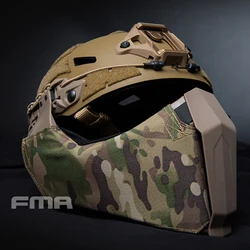 Máscara protección facial táctica Multicam TBFMA para casco Airsoft