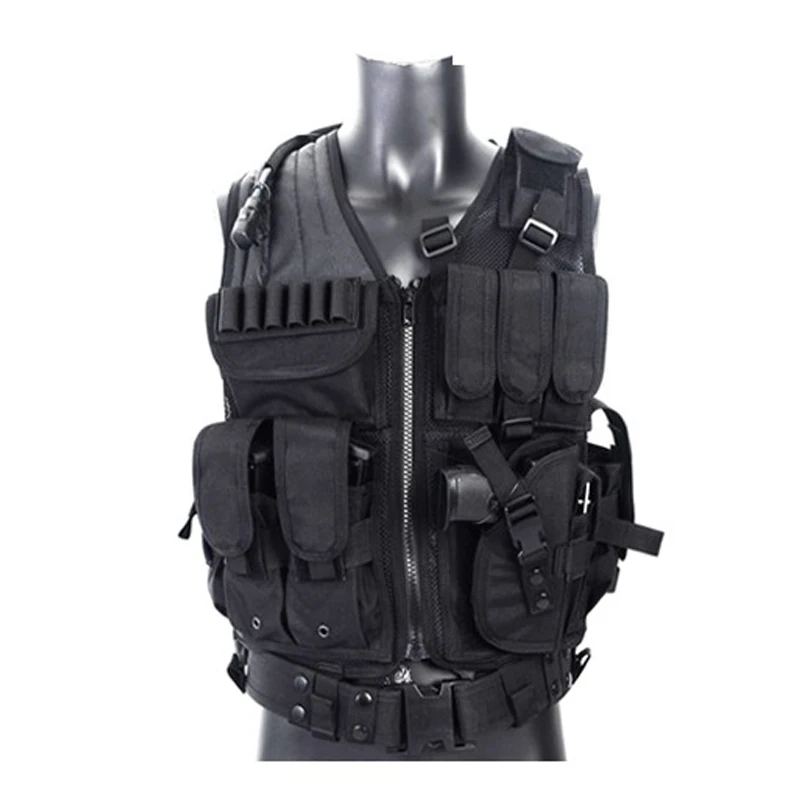 Chaleco armado de equipo militar para hombres, chaleco táctico de caza, armadura protectora de juego de guerra de Airsoft, chaleco Molle, chaleco de asalto - imagen 5
