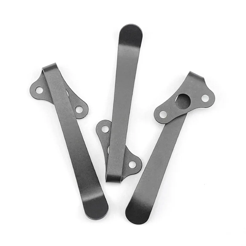 Cuchillo de titanio personalizado CNC de 3 colores, Clip de bolsillo estándar para cuchillos Demko AD20 AD20.5, piezas de accesorios de repuesto DIY - imagen 4