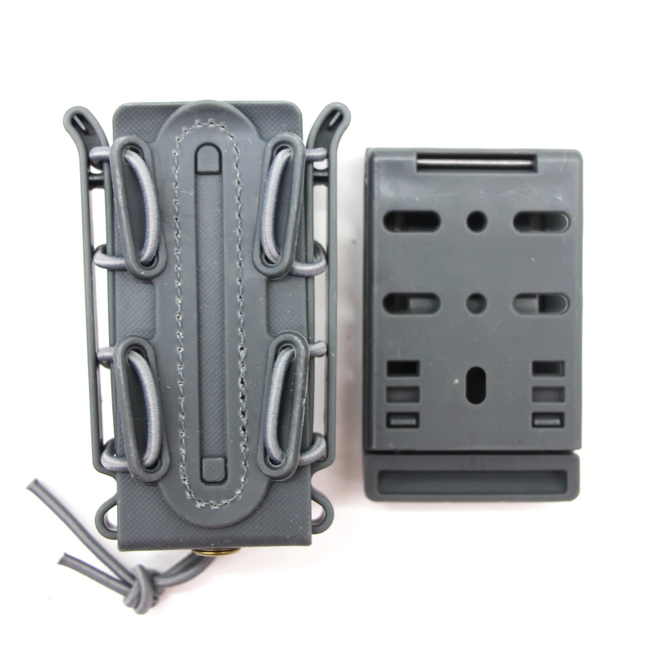 Bolsa táctica para cargador de 9mm, funda magnética rápida, soporte para pistola, accesorios de caza, Molle - imagen 4