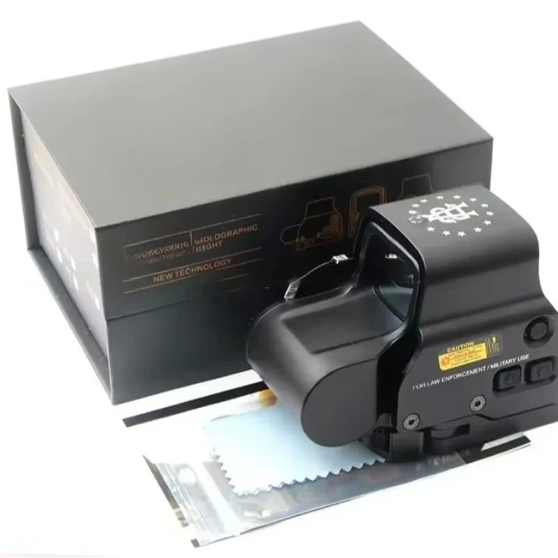 E * T * CH 558 DC * mira holográfica de punto rojo verde para caza Airsoft con lupa G33/G43/G45 3X 5X compatible con soportes de riel de 20mm y palanca QD - imagen 5