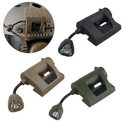 Casco táctico militar ligero con iluminación infrarroja láser airsoft