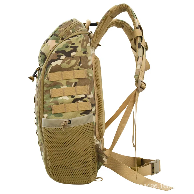 Bolsa médica táctica para fanáticos militares, mochila de emergencia para montañismo de nailon 1000D, mochila de camuflaje multifuncional - imagen 3