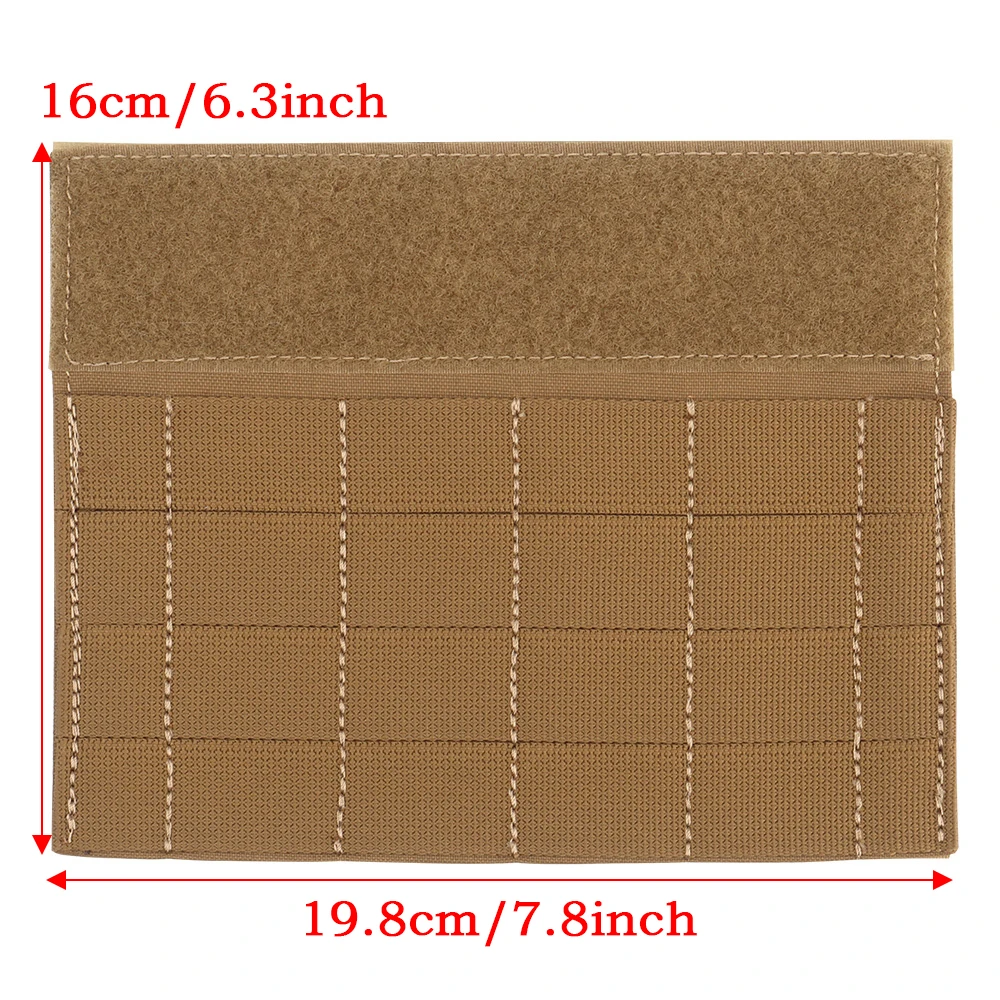 Panel táctico MOLLE completo, Panel colgante de chasis de Micro lucha para MK3 MK4, aparejo de pecho, chaleco de caza, cubierta adhesiva de gancho mágico frontal - imagen 2