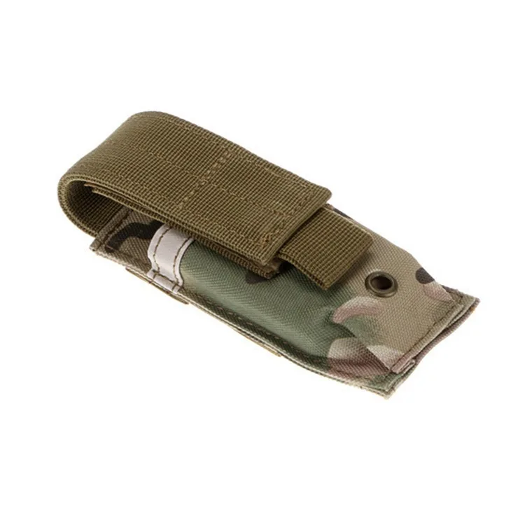 Bolsa pequeña táctica Molle para exteriores, Bolso multiusos para revistas individuales, equipo de caza, bolsa con Clip ligero - imagen 4