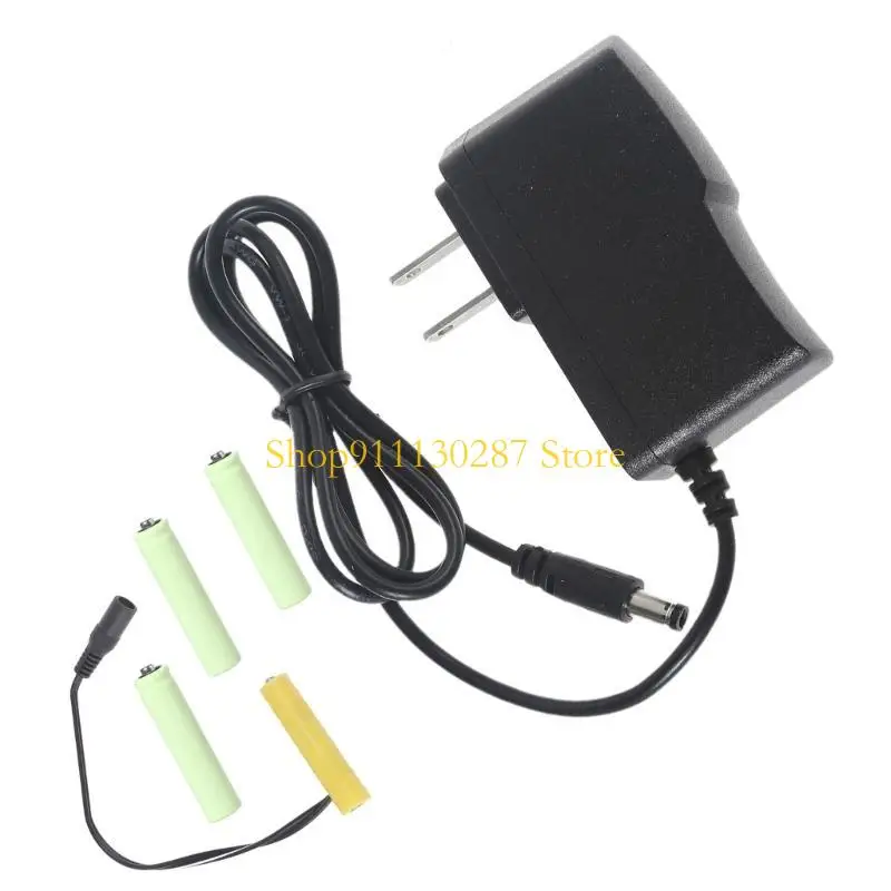 J1HC AAA Battery Eliminators Cable Replace 4Pcs 1.5V AAA Batteries for LED Light Toy - imagen 5