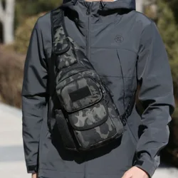 Bolsa táctica para pecho con USB MOLLE - caza; escalada al aire libre