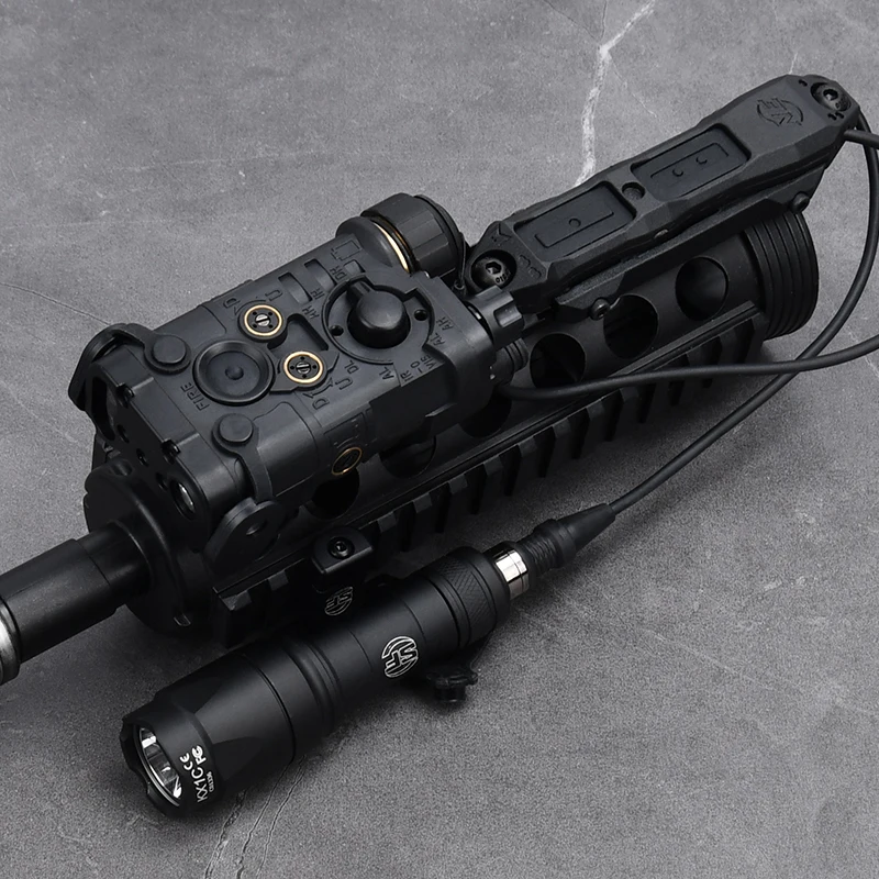 WADSN-indicador táctico NGAL rojo, verde y azul, luz de explorador de caza Surefir M340A M640C con interruptor de Control Dual AXON compatible con riel de 20MM - imagen 2