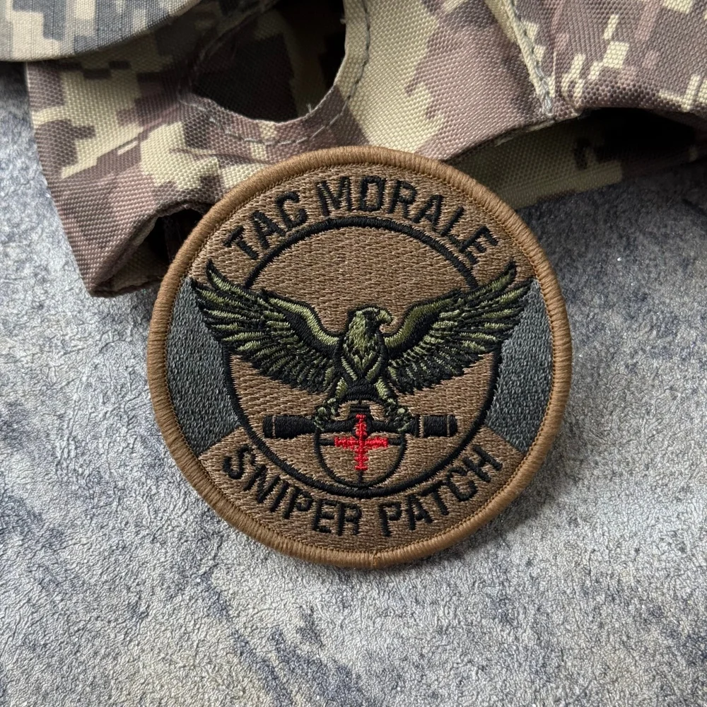 Parche de moral francotirador águila con cierre para chalecos - imagen 5