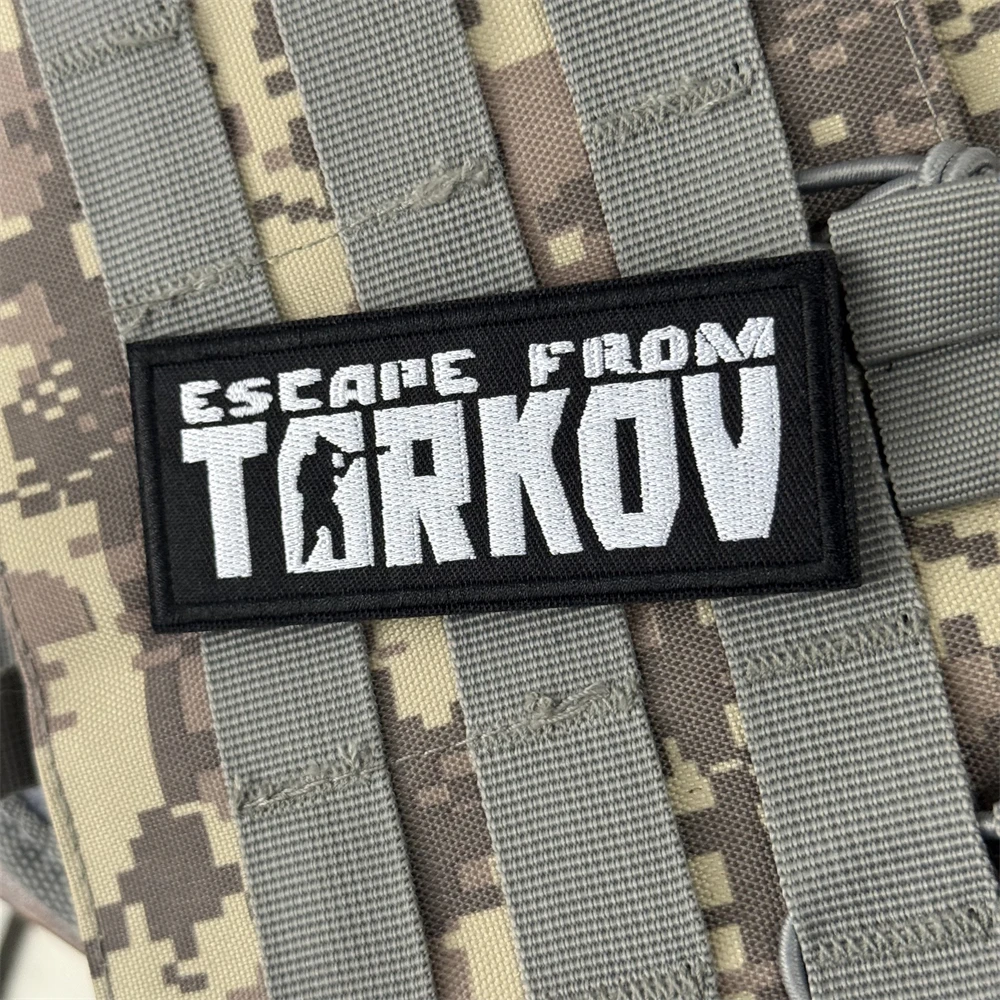 Parche de tiro, insignia de moral bordada, brazalete táctico, parches militares con gancho para ropa, pegatinas para mochila al aire libre - imagen 5