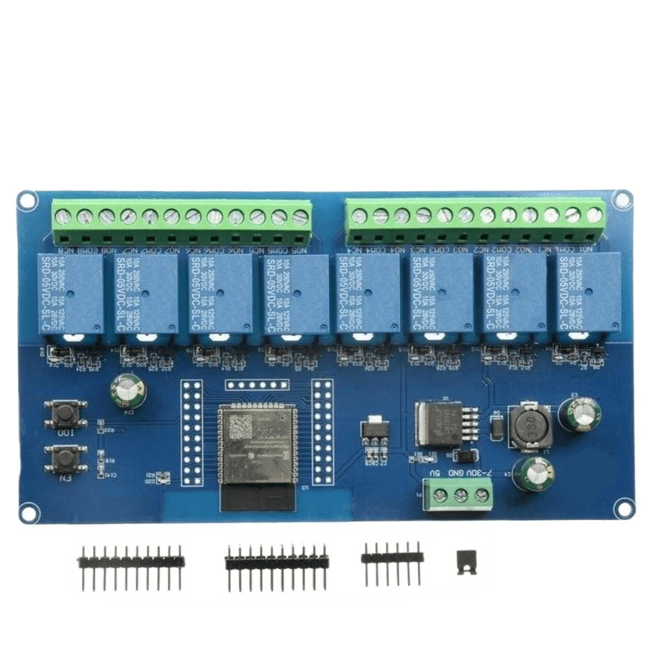 Módulo de relé ESP32 WIFI compatible con Bluetooth, 1/2/4/8 canales, fuente de alimentación AC90-250V/DC5-30V, placa de desarrollo ESP32 - imagen 3