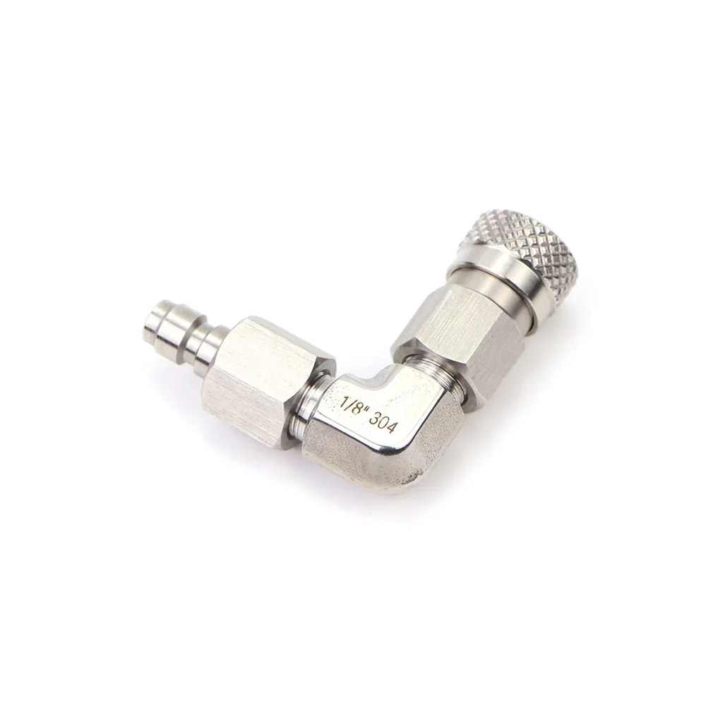 Racor de conexión rápida 90º macho-hembra para airsoft táctico - imagen 3