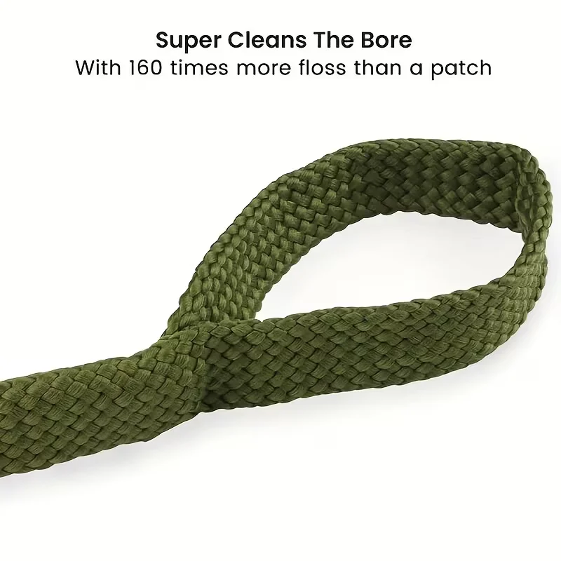 Limpiador de barril de pistola para Rifles y pistolas.38cal,.357cal y.380cal con 2 cepillos de latón integrados, reutilizables y compactos, para caza - imagen 3