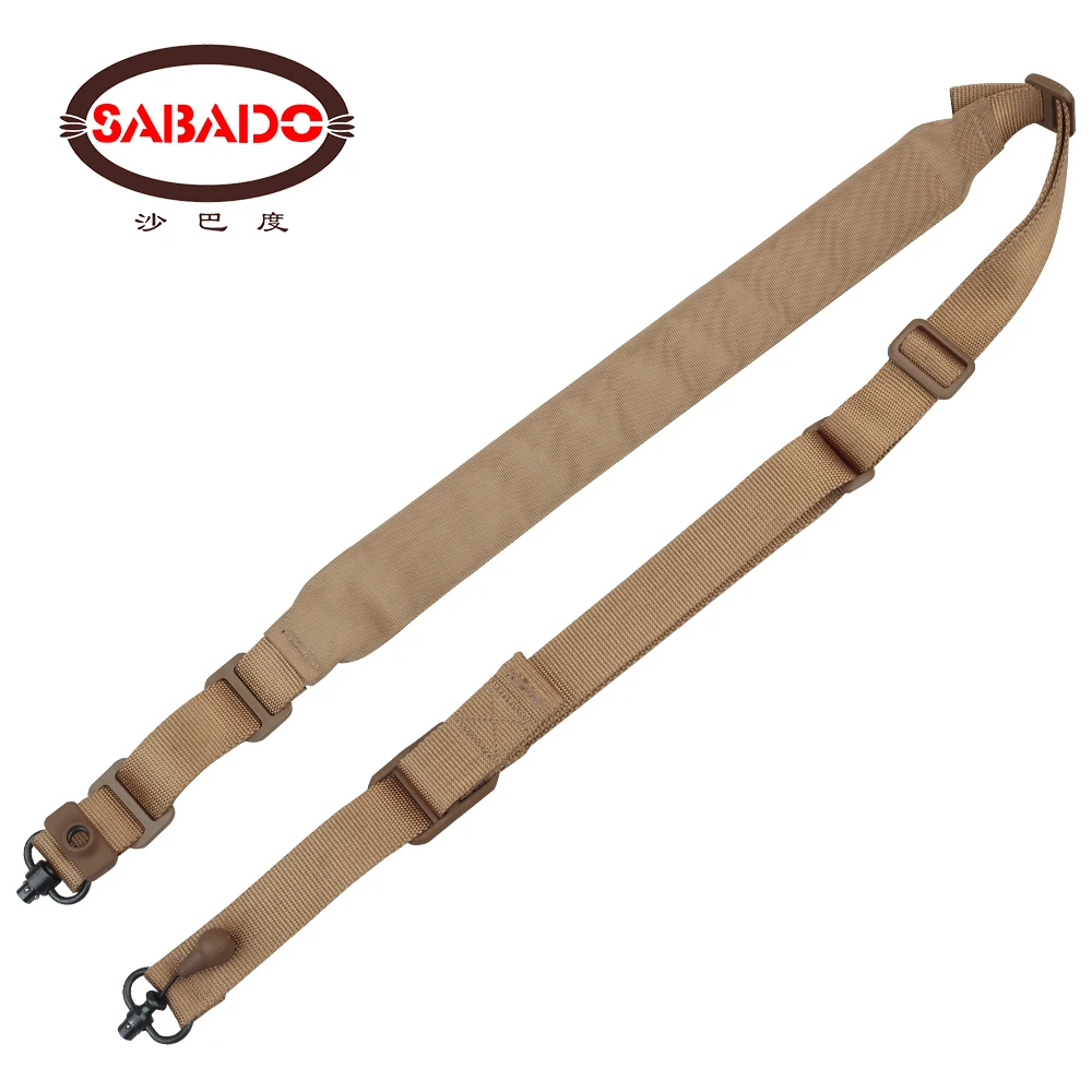 Tactical cabestrillo de dos puntos QD giratorio, correa de liberación rápida para Rifle y pistola, hombro acolchado 2 a 1, accesorios de caza Airsoft