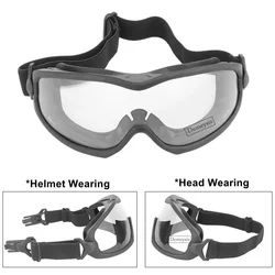 Gafas de seguridad tácticas antiniebla para Airsoft y tiro