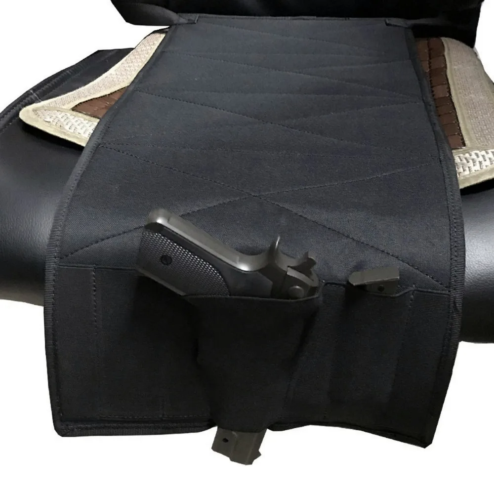 Funda táctica oculta para asiento de coche, funda de pistola oculta para vehículo, debajo del colchón, cama, silla - imagen 3