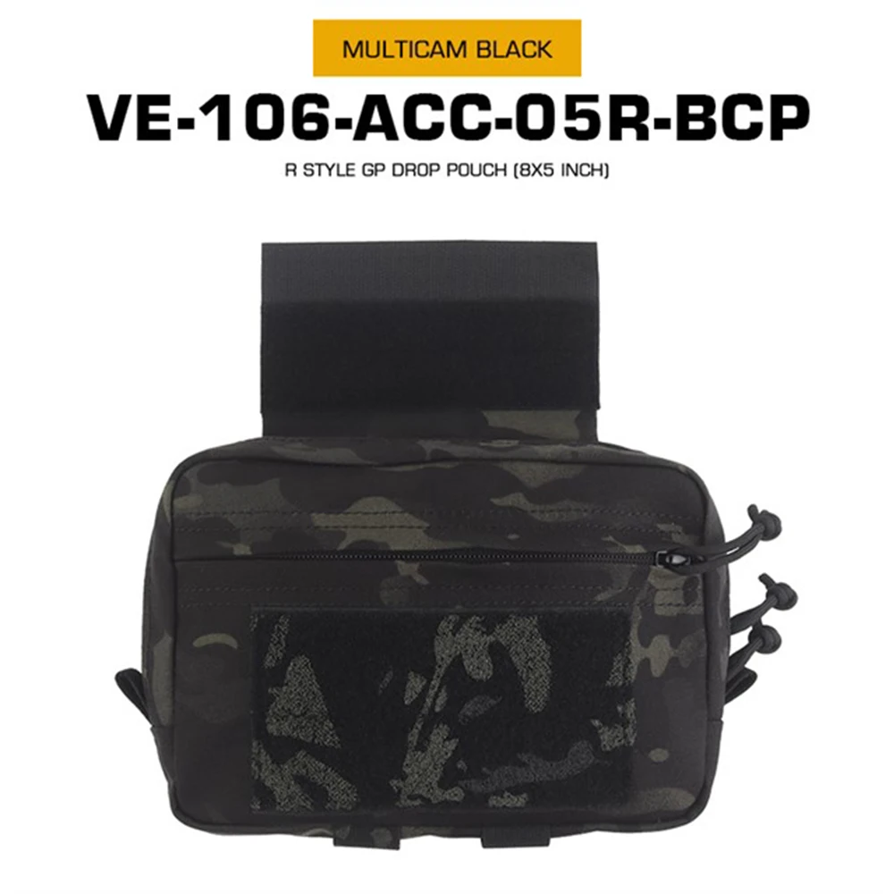 Bolsa de chaleco táctico, bolsa abdominal inferior, bolsa de accesorios inferior R GP (8x5), bolsa colgante de equipo, actualización de accesorios - imagen 3