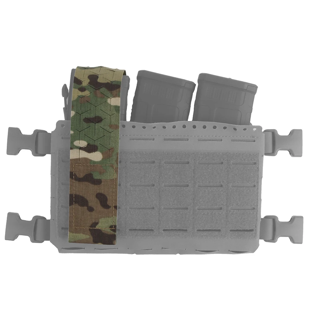 SS estilo submáquina/Airsoft Mag bolsa solapa para MK5 MKV aparejo de pecho Micro chasis de lucha chaleco de caza accesorios de Panel frontal