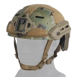 Casco táctico ligero METK FLUX estilo MK, protector doble forro suave, plástico ABS, protector para ciclismo, juego CS