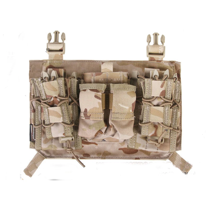 Emersongear-bolsa para revistas 556, 9mm, portador de placa con hebilla de 1 ", asalores modulares, Panel frontal, pistola, bolsa Triple, chaleco, 11,11 ventas - imagen 4