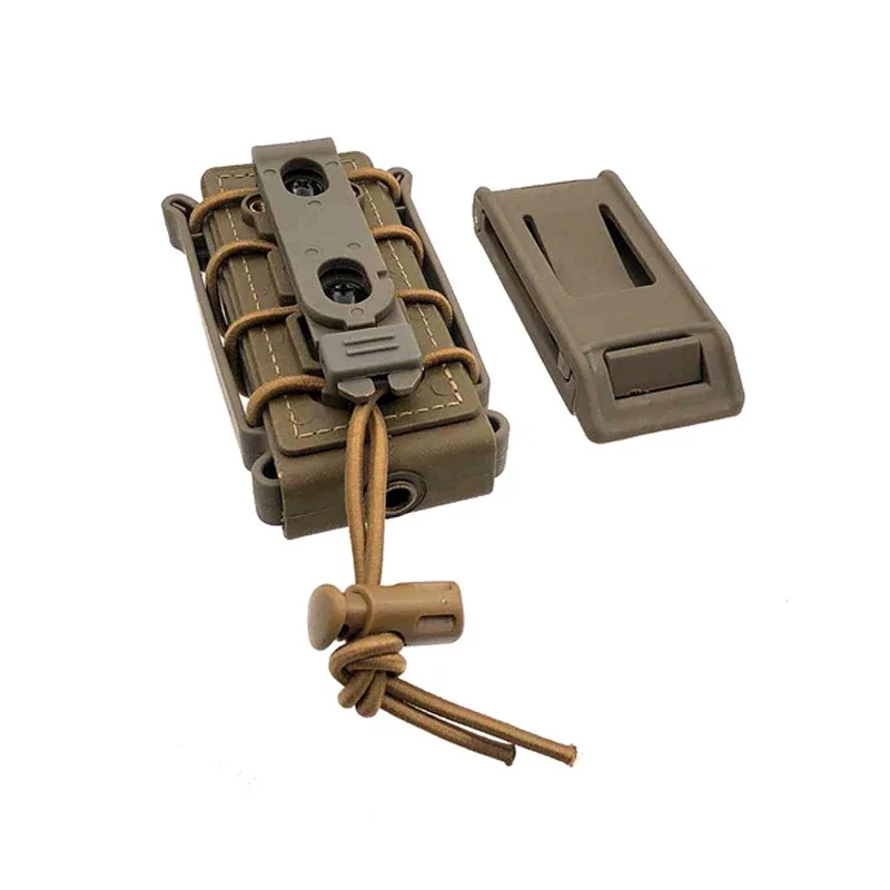 Cinturón táctico Molle, bolsas para revistas de 9mm, bolsa Mag para tiro, caza al aire libre, pistola, Rifle, bolsa para revistas Fastmag