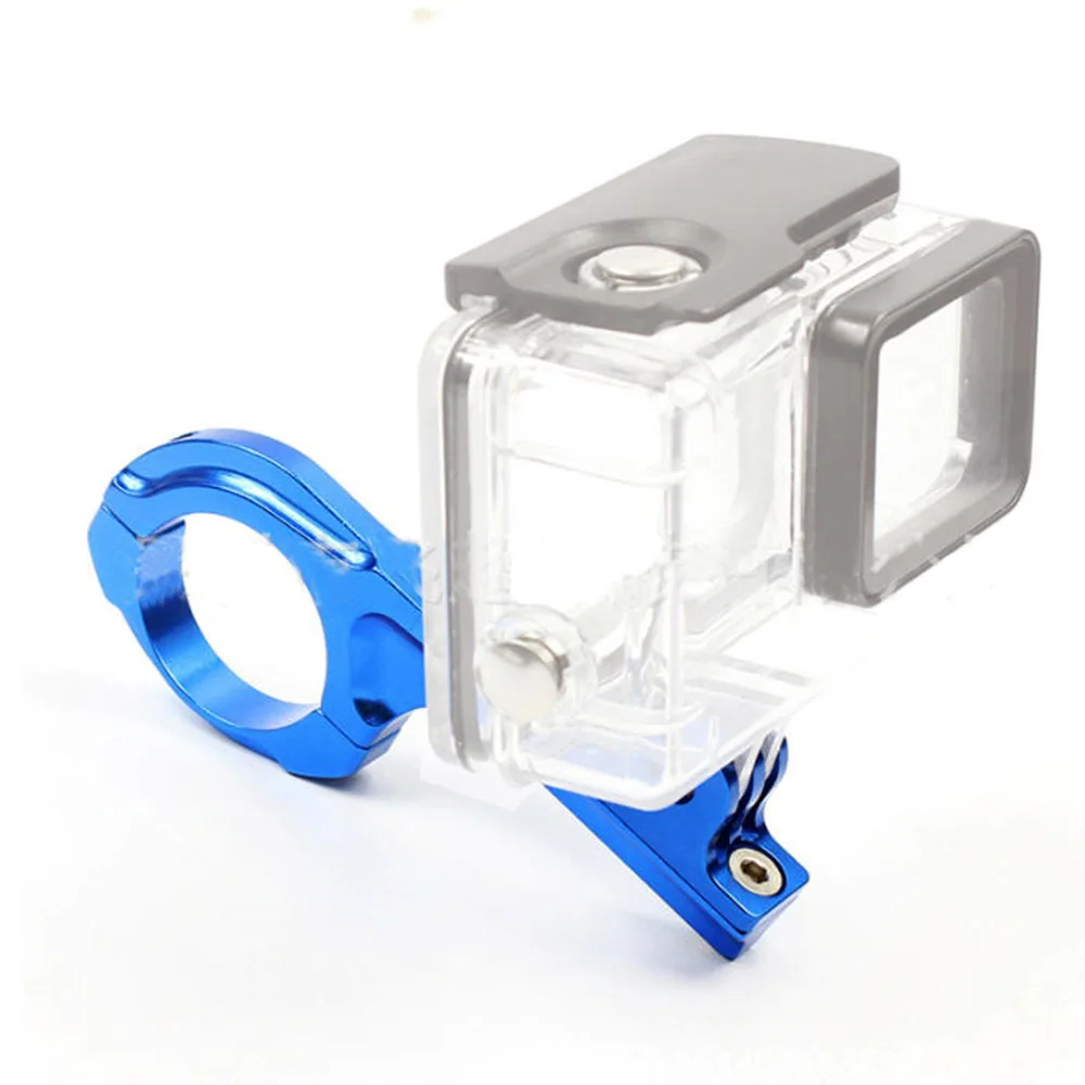Soporte de montaje para manillar de bicicleta, cierre de anillo, soporte de Clip de aluminio para bicicleta, accesorios para cámara deportiva de 31,8 MM de diámetro para Gopro