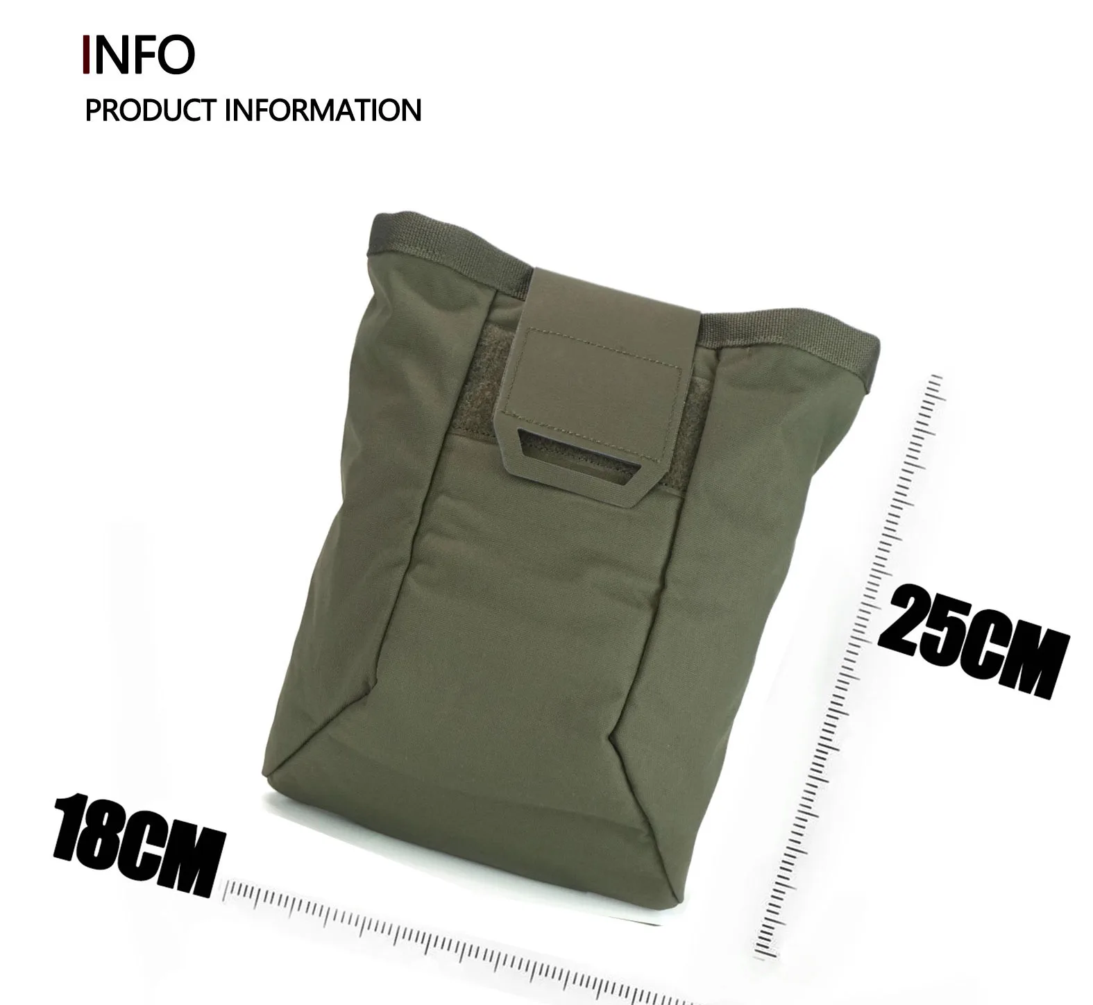 DMGear-subpaquete táctico de diseño Original Molle, paquete lateral, bolsa de reciclaje, bolsa de comestibles, caza táctica al aire libre para hombres y mujeres - imagen 3