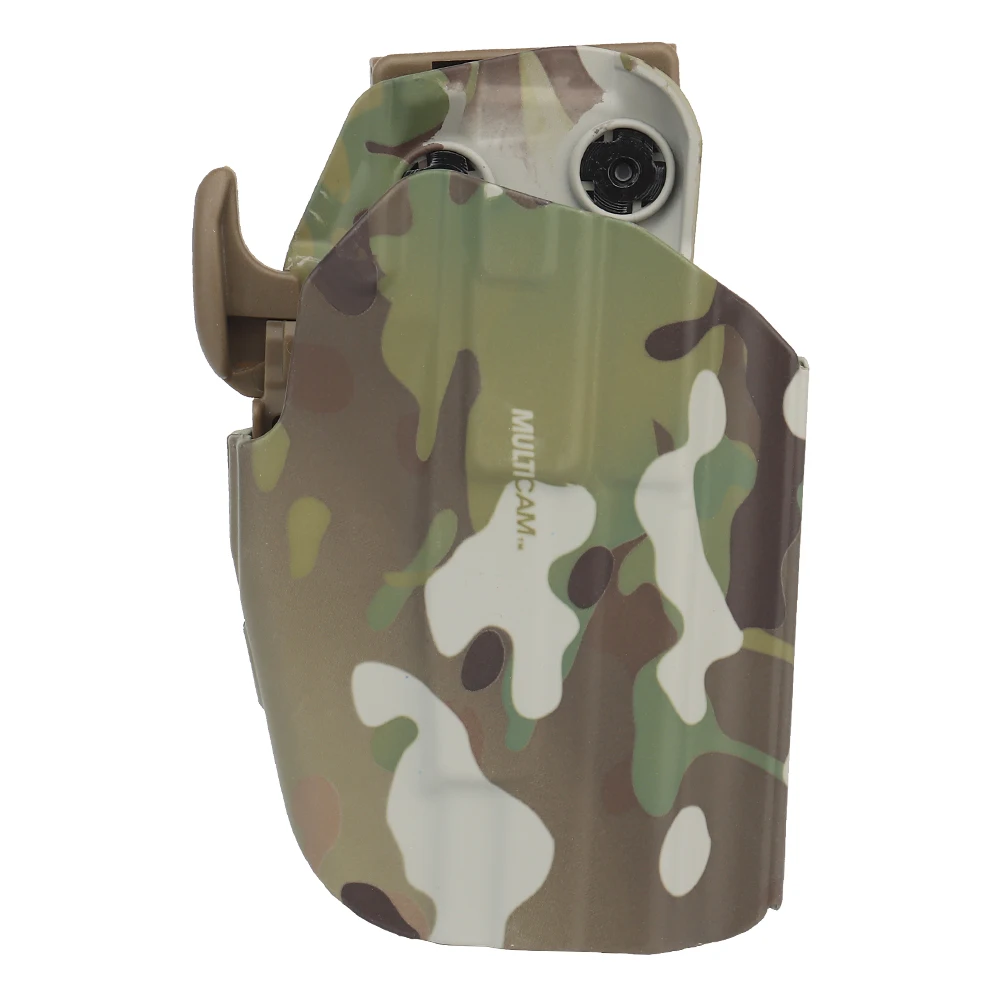 Funda táctica Universal para pistola, Clip para cinturón Airsoft, funda de liberación rápida de tamaño más pequeño para Glock 19 23 29 32 38 S & W H & K - imagen 2