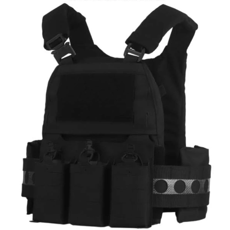 Chaleco táctico V5 para PC para hombre con bolsa triple para revistas 7,62/5,56 - imagen 4