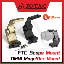 Lupa táctica SOTAC con montaje rápido FTC y palanca QD