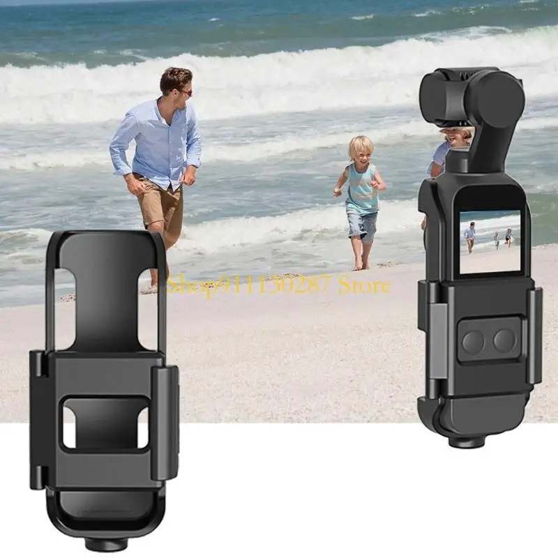 Soporte marco protector para cámara bolsillo J1HC, adaptador montaje para trípode, montaje para cámara acción