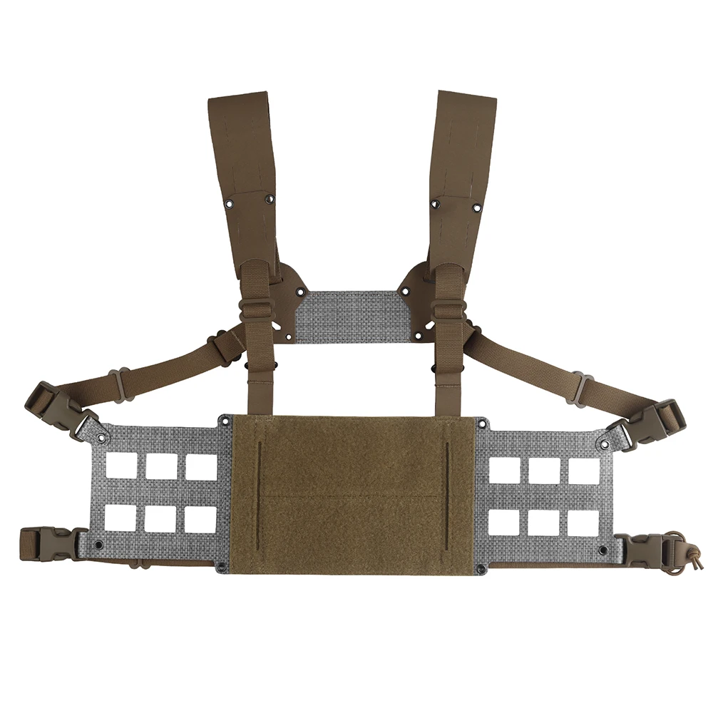 Chaleco colgante de pecho extendido FC V2, placa de pecho de camuflaje, chaleco táctico de aparejo de pecho para accesorios de caza - imagen 3