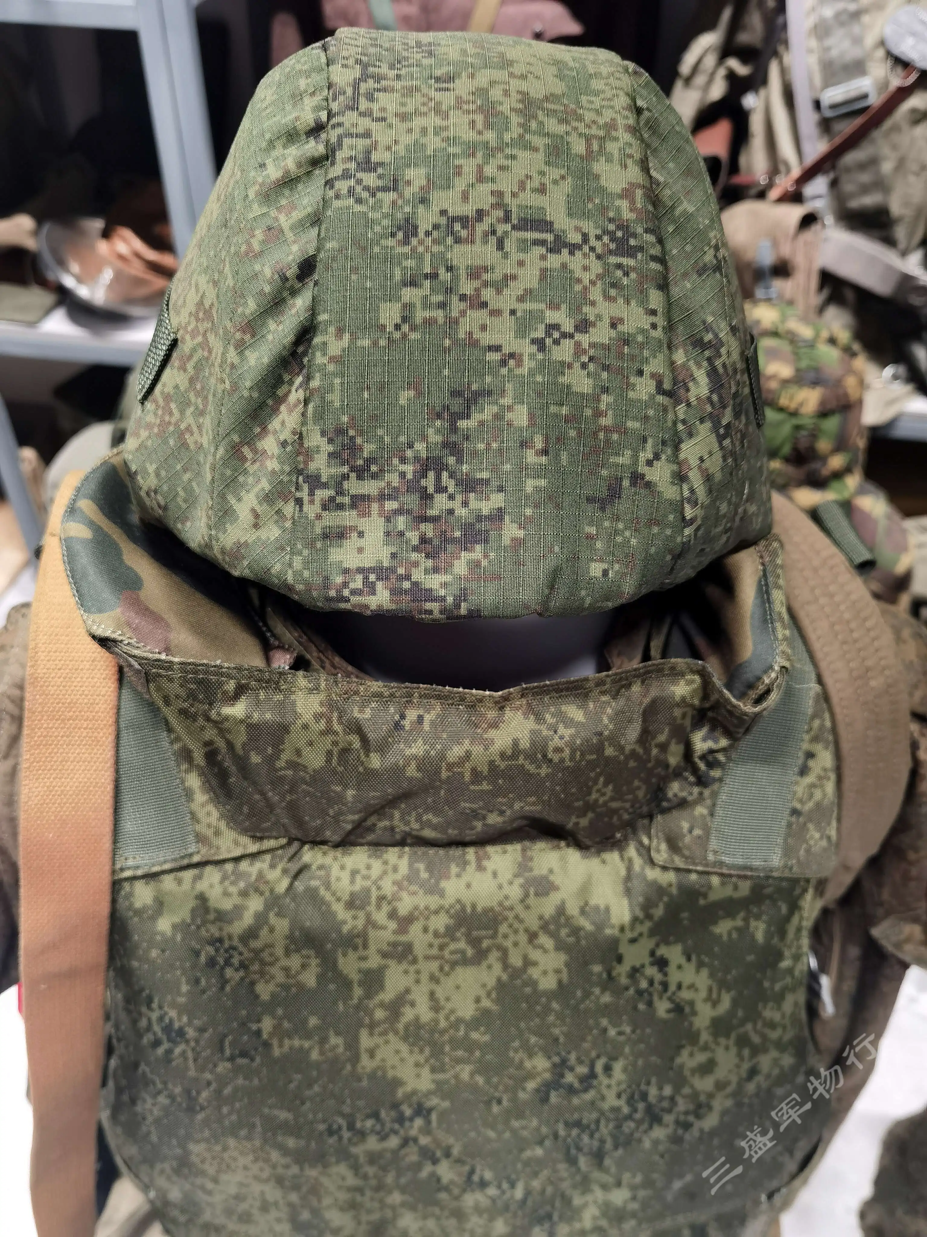 Kolpak-20 de las fuerzas armadas rusas, protector de casco de color EMR, soldado movilizado, Camuflaje - imagen 2