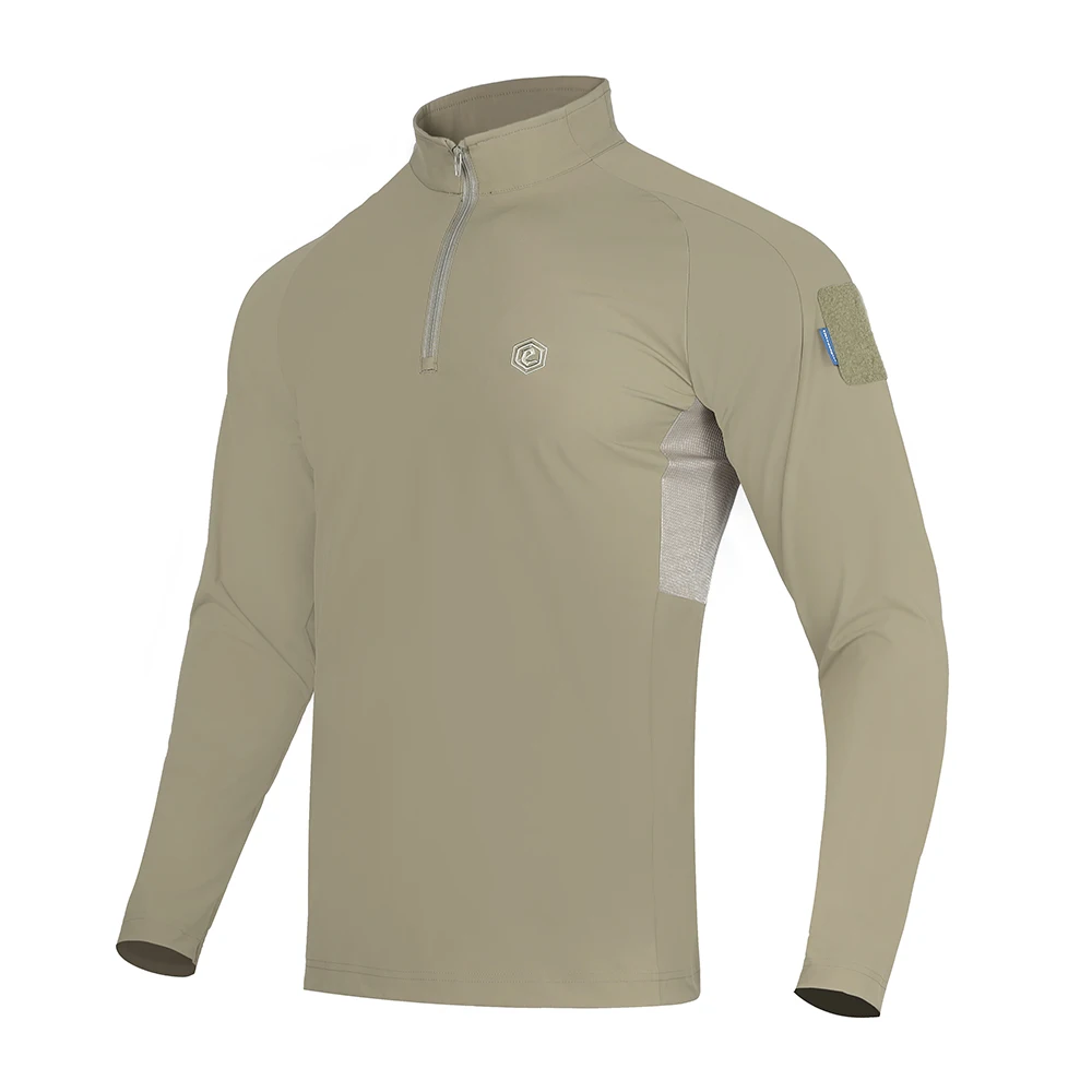 Emersongear-Camiseta de manga larga con etiqueta azul "Apocalypse", Polo, camisetas diarias, camiseta para senderismo, Deportes de caza al aire libre EMB9630 - imagen 3