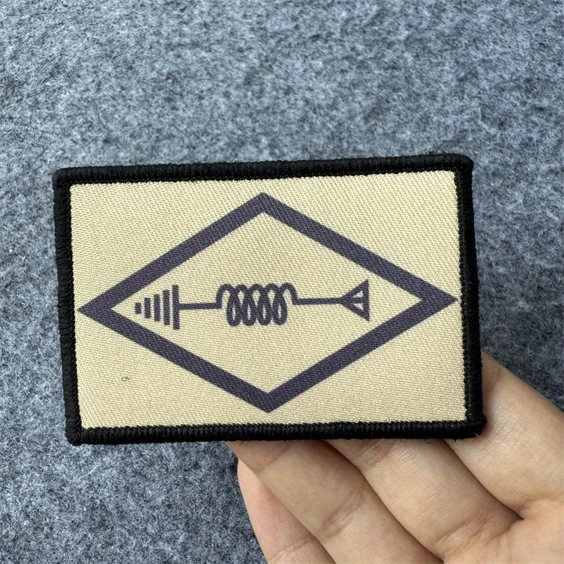 Parche táctico para operador de amador de Radio, brazalete militar impreso, pegatinas para mochila con gancho y bucle - imagen 4
