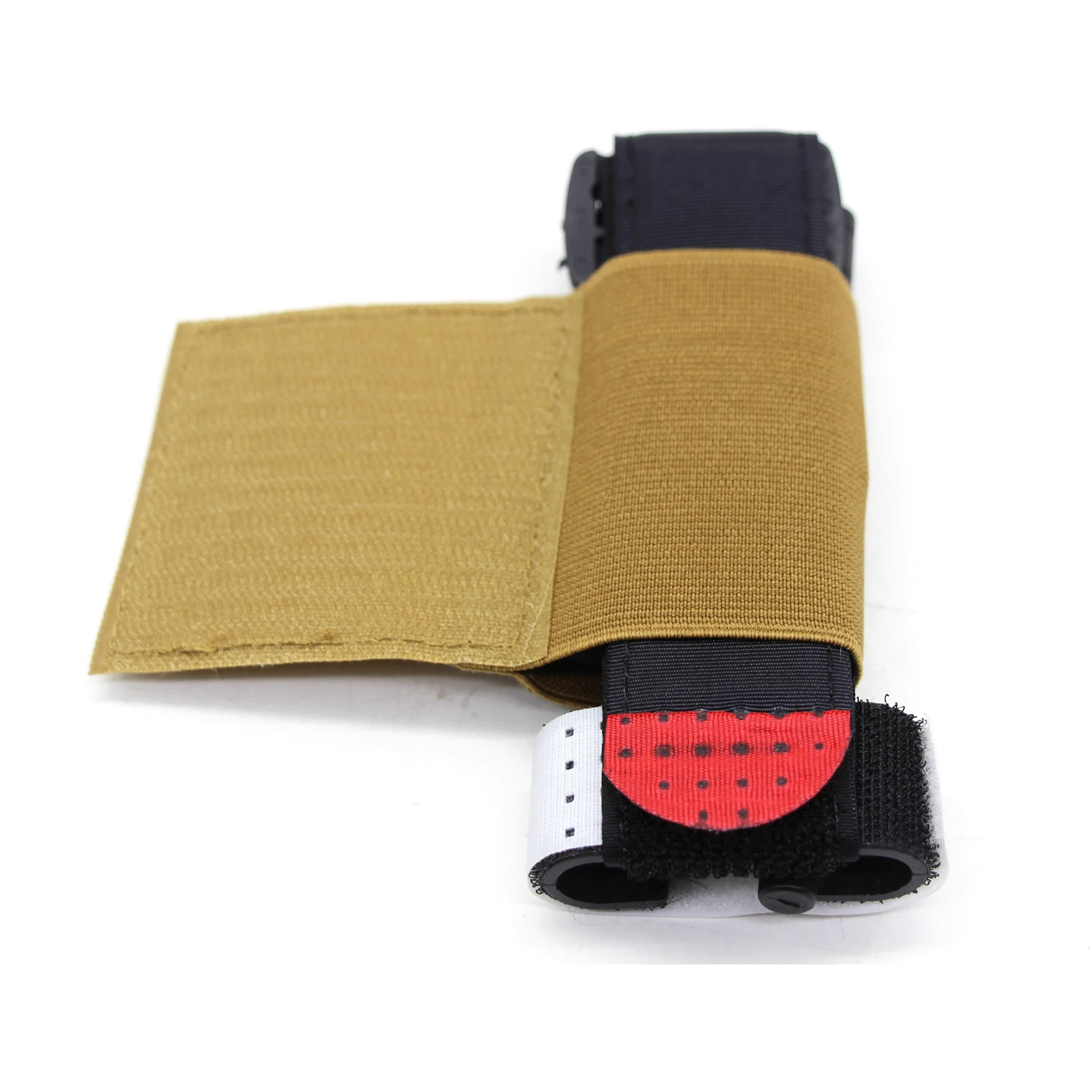Soporte de torniquete elástico táctico, bolsa EDC, portador de placa, aparejo de pecho, chaleco, cinturón, bolsa de herramientas de supervivencia, soporte de almacenamiento seguro - imagen 5