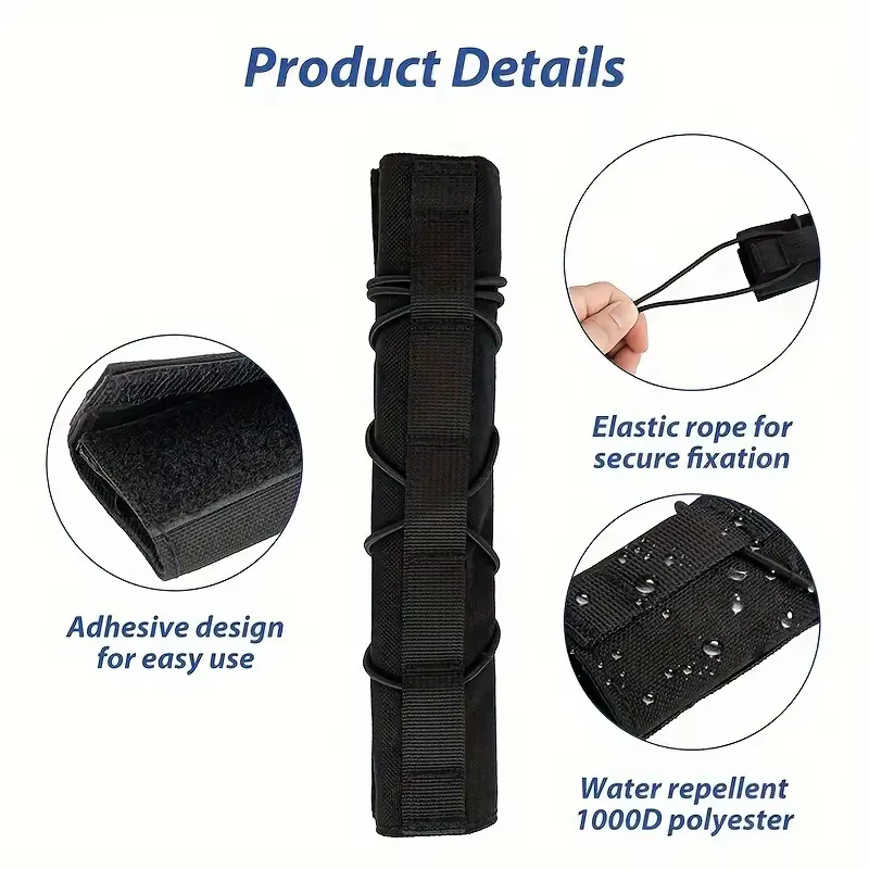 Funda protectora táctica silenciador aislamiento térmico y protección - imagen 4