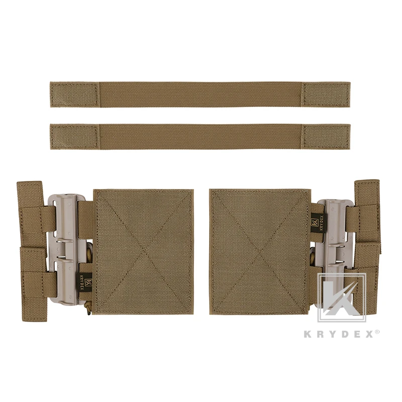 KRYDEX adaptador de tubo de montaje táctico de liberación rápida, conector rápido de hebilla de alta velocidad para portador de placa, chaleco de armadura - imagen 4