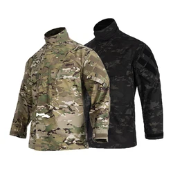 Chaqueta táctica camuflaje militar hombre manga larga