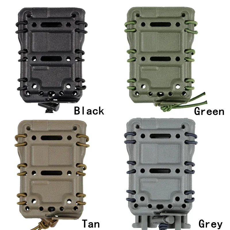 Bolsas tácticas Molle de nailon Mag 5,56, bolsa para revistas, riñonera para Paintball, tiro ligero para caza - imagen 3