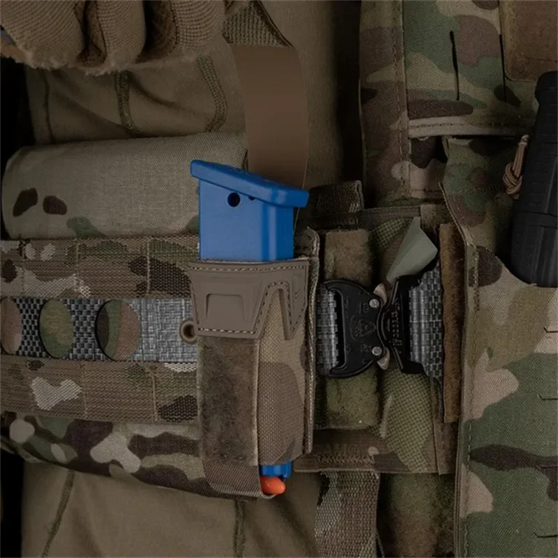 ERQYGRA táctico tipo K 9MM bolsa individual Mag sistema Molle accesorios de Paintball riñonera funda caza CS equipo de tiro - imagen 5