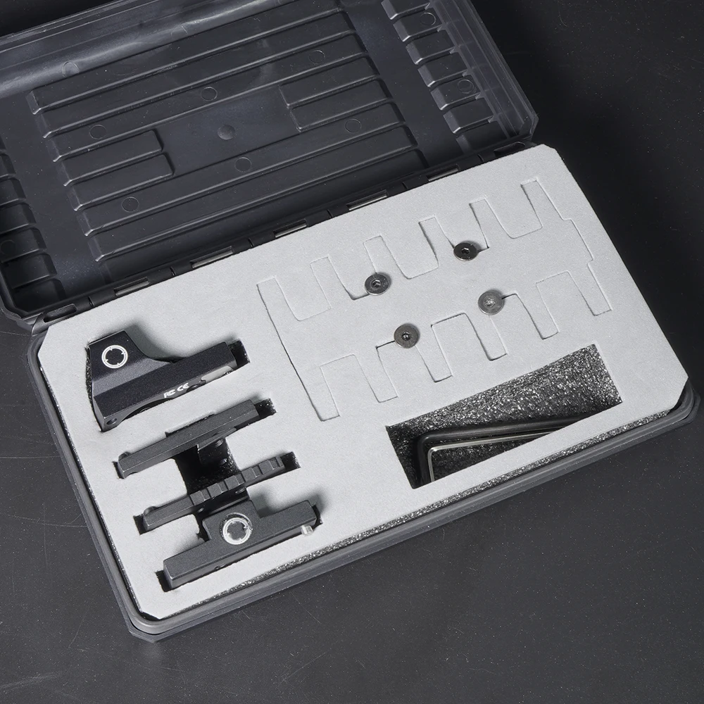 Mira táctica LP Delta 3.5MOA Reflex CQB, punto rojo con placa de montaje para pistola de escopeta AR, caza táctica, alcance cerrado - imagen 3