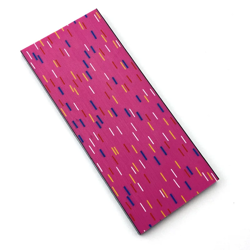 Placa de tablero de Material compuesto G10, diseño de Donut rosa Damasco, 6 tamaños, herramientas para cuchillos, mango, escala, fabricación DIY, novedad de 2024 - imagen 4