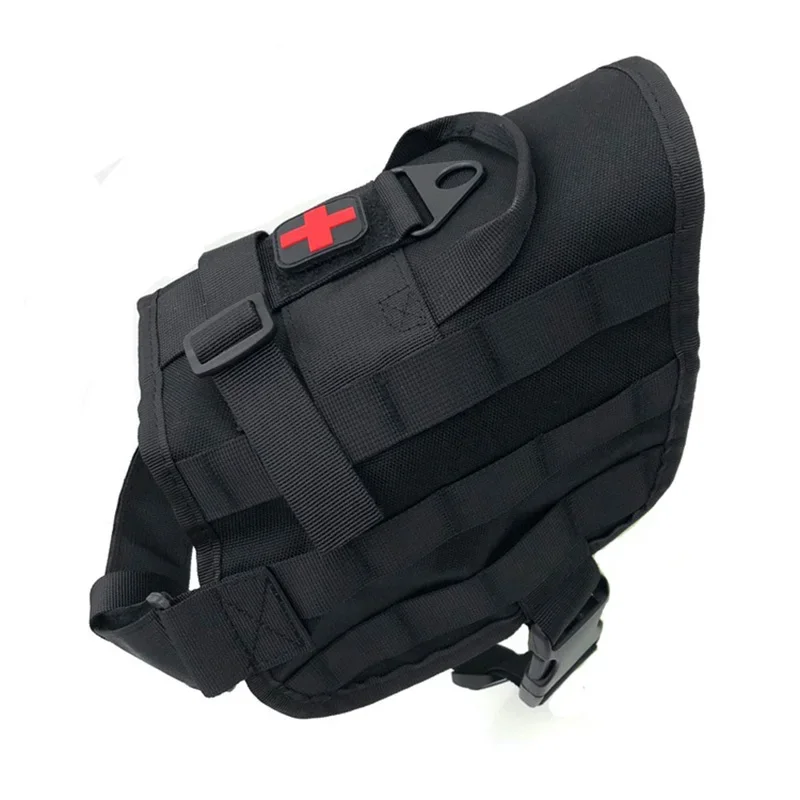 Chaleco militar del ejército para perros, arnés de nailon Molle para entrenamiento, combate, SWAT, ropa de caza - imagen 4