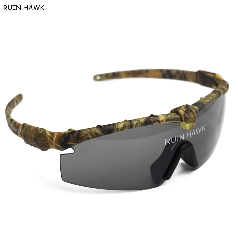 Gafas tácticas militares de caza, gafas de seguridad para entrenamiento, Camping, senderismo, equipo al aire libre, tiro, rifles Airsoft, gafas de sol - imagen 4